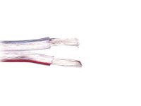 SPEAKER CABLE 2 X 4.00 MM TRANSPARENT RED 100 METER (1PC)
