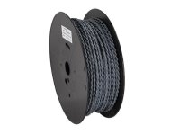 SPEAKER CABLE TWISTED 2X2.50MM² GRAY / GRAY-BLACK 100M (1PC)