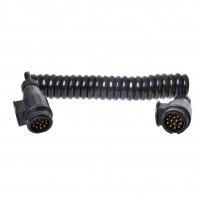 SPIRAL CABLE PVC 12V 13 POLIG + 2X PLUGS 3,5MTR (1PC) SPIRAL CABLE PVC 12V 13 POLIG + 2X PLUGS 3,5MTR (1PC)