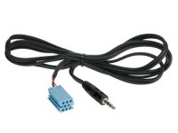 STEREO JACK 3.5MM STEREO TO MINI-ISO (BLUE) 1.25METER (1PC)