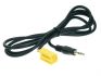 stereo jack 35mm stereo to miniiso yellow 125meter 1pc