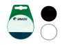 STEREO SPEAKER TWIN CABLE 2X0,35MM2 FLAT MINI REEL 10M BLACK/WHITE (1PC)