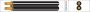 STEREO SPEAKER TWIN CABLE 2X0,5MM2 BLACK/WHITE (1M-30/ROLL)