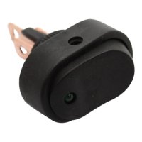 SWITCH OVAL LED GREEN (1PC)