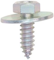 TAPPING SCREW + CAPTIVE WASHER 6.3X19 WASHER=Ø22 (10PCS)