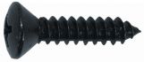 tapping screw raised countersunk head din 7983ch ph black 39x22 20pcs