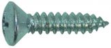 tapping screw raised countersunk head din 7983ch ph zinc plated 29x13 20pcs