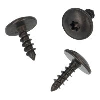 TAPPING SCREW XL COLLAR BLACK TORX 5.0X16 (20PCS)
