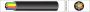 THIN WALL 7 CORE AUTO CABLE PVC 7X1,0MM2 ROUND BL/RD/GRN/YLW/BRN/WHT/BLUE (1M-30/ROLL)