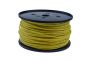 THIN WALL SINGLE CORE AUTO CABLE PVC 0,75MM2 YELLOW (1M-100/ROLL)