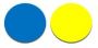 THIN WALL SINGLE CORE AUTO CABLE PVC 2,0MM2 BLUE/YELLOW (1M-100/ROLL)