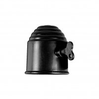 TOW HOOK CAP BLACK + LOCK (1PC)