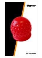 TOW HOOK CAP GOLFBALL RED (1PC) TOW HOOK CAP GOLFBALL RED (1PC)