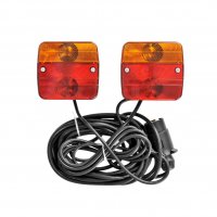 TRAILER LIGHTING SET WITH MAGNETS 7.5 + 2.5M CABLE (1PC)