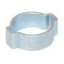 TWEE-OORKLEM STAAL ELECTROLITISCH VERZINKT 9,5MM 31-34MM (20ST)