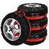 tyre covers set of 4 pieces in bag 1pc
