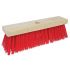 unimotive broom head pvc bristles red stick 23 30cm 1pc