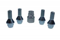 UNIMOTIVE LUG NUT SET 4X M12X1,25-23 WITH SOCKET 19 FIAT TAPERED (1PC)