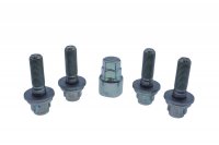 UNIMOTIVE LUG NUT SET 4X M12X1,25-34 WITH SOCKET 17 PEUGEOT FLAT (1PC)