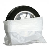 UNIMOTIVE TYRE COVERS UP TO 20 WHITE ON ROLL A 100 PIECES (1PC)
