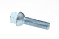 UNIMOTIVE WHEEL BOLT CHROME M12X1,5-40 BALL SEAT HEX17 (1PC)