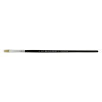 UNIVERSAL PAINT BRUSH, 6, BLACK PAINTED, WHITE PIG HAIR (1PC)