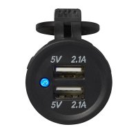 USB BUILT-IN SOCKET DOUBLE 12V/24V 4.2A (1PC)