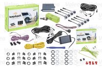 VALEO BEEP & PARK KIT 3 8 SENSORS + 1 LCD DISPLAY MOUNTING FRONT AND REAR BUMPER (1PC)