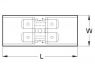 verbindingsstrip 22 63mm 100st