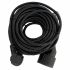 verlengsnoer met randaarde 2500w 3x10 mm zwart 10 meter