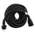 verlengsnoer met randaarde 3500w spatwaterdicht ip44 3x15mm2 zwart 20 meter
