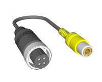 VERLOOPKABEL 4P ASIA (F) - RCA (F) (1ST)