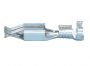 VLAKSTEKER JUNIOR TIMER ONGEISOLEERD MET WEERHAAK 1,5-2,5MM² 2,8X0,8 (25ST)