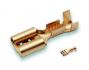 VLAKSTEKERHULS ONGEISOLEERD MESSING (1,5-2,5) 4,8X0,8 (100ST)