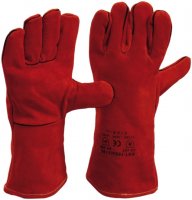 WELDING GLOVES LEATHER 35CM 1 PAIR (1PC)