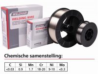 WELDING WIRE STAINLESS STEEL 308 LSI Ø 0.8MM 15KG (1PC)