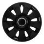 WHEEL COVER SET AURA BLACK 14 INCH 4 PIECES IN DISPLAY BOX (1ST)