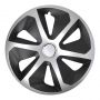 WHEEL COVER SET ROCO SILVER/BLACK 13 INCH 4 PIECES IN DISPLAY BOX (1ST)