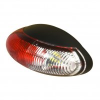 WIDE LIGHT 10-30V RED/WHITE 60X34MM LED (1PC) WIDE LIGHT 10-30V RED/WHITE 60X34MM LED (1PC)