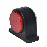 WIDE LIGHT RED/WHITE 68X62MM 8LED (1PC)