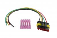 WIRING HARNESS REPAIR KIT SUPERSEAL 5-WAY 250MM 0,75MM2 (1PC) WIRING HARNESS REPAIR KIT SUPERSEAL 5-WAY 250MM 0,75MM2 (1PC)